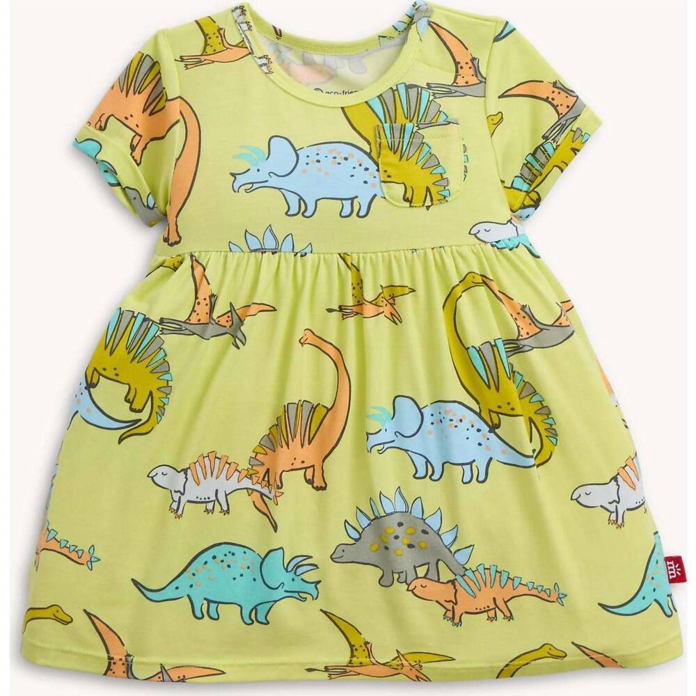 NEW MAGNETIC ME kids' over-head dress in yellow / roar & explore